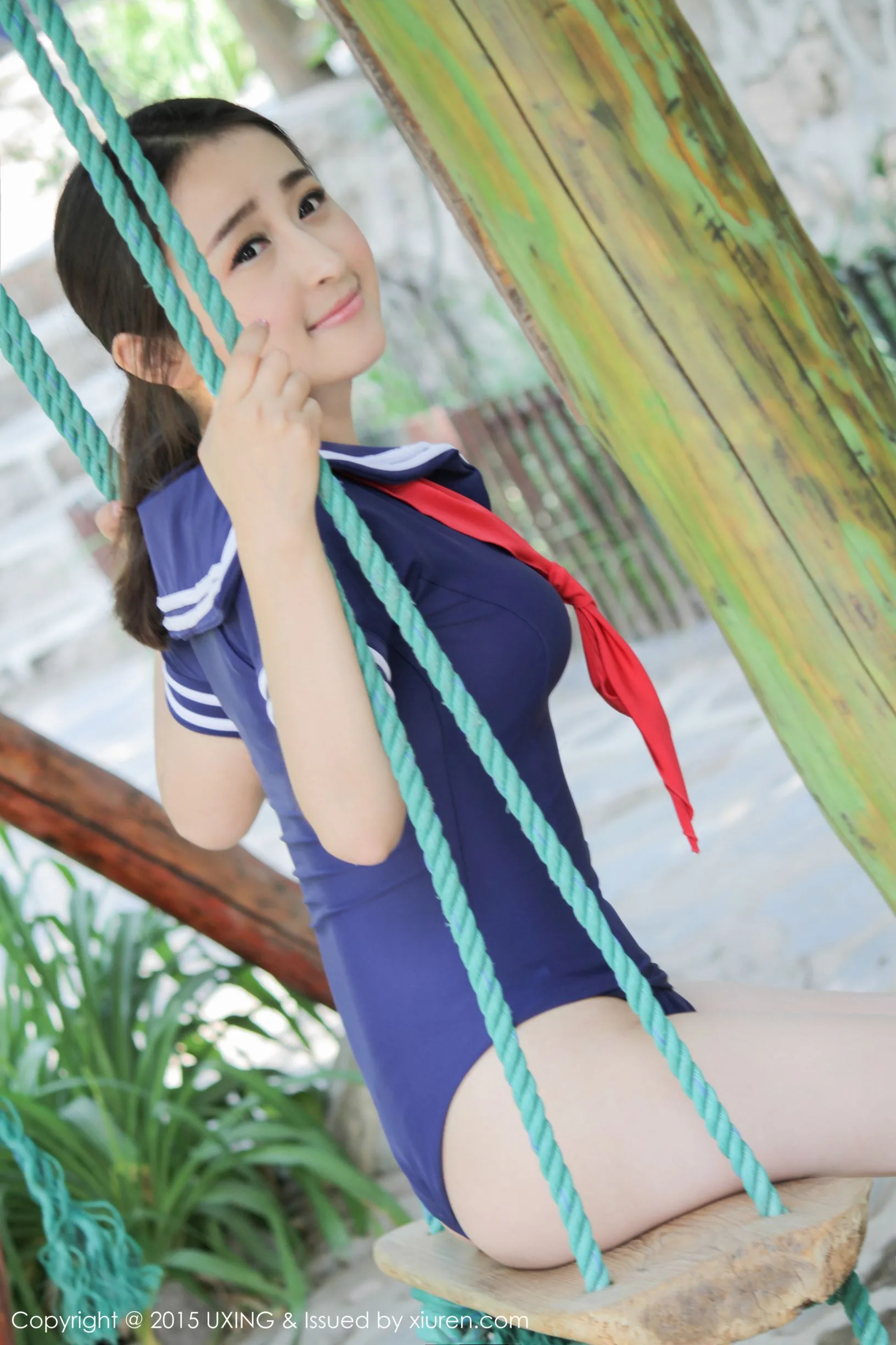 [UXING Star Pavilion]VOL.017 Xuanxuan Sunny - Photobook Người đẹp trong bộ đồng phục thủy thủ - 18